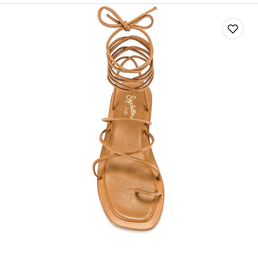 New Seychelles Lilac Sandal in Brown Leather 7.5